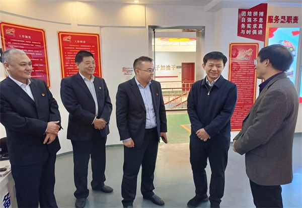 市總領(lǐng)導到公司調(diào)研產(chǎn)改工作